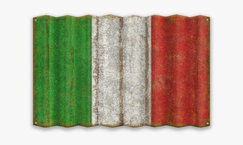 Flag Of Italy, Corrugated - Wool, transparent png download