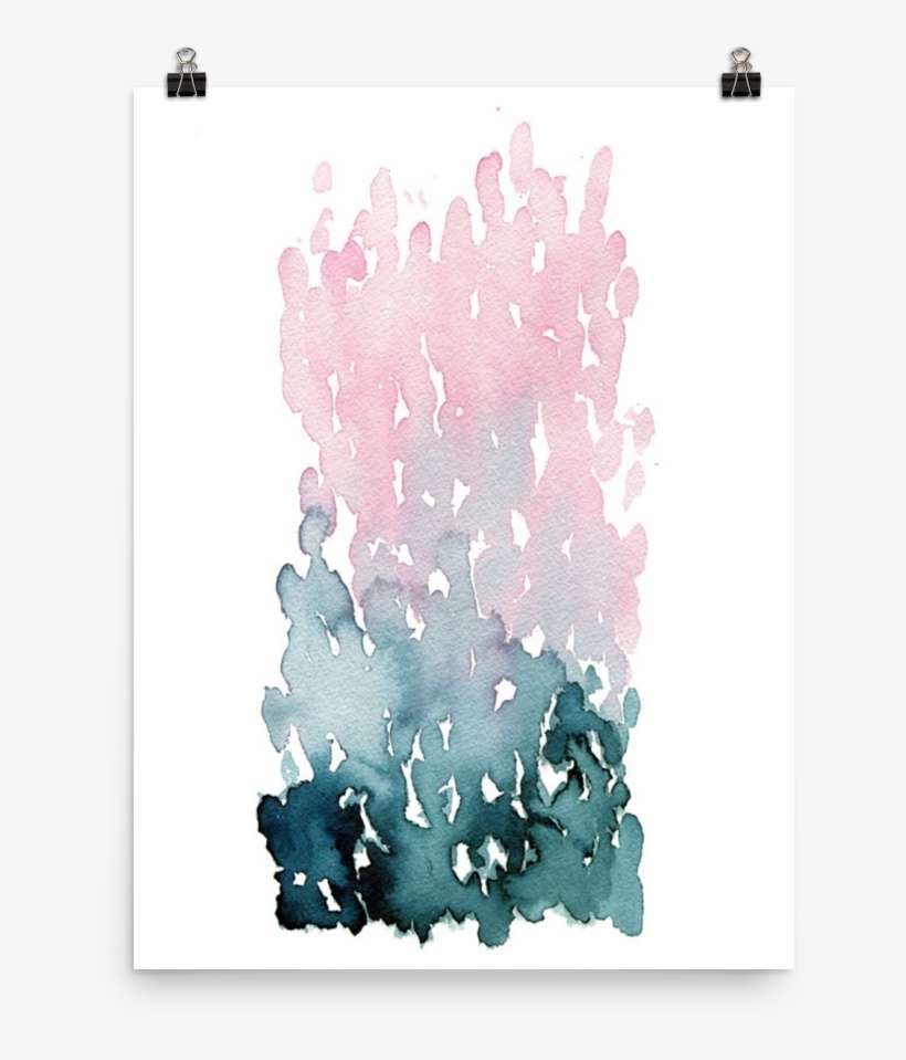 Rise Poster - Watercolor Painting, transparent png download