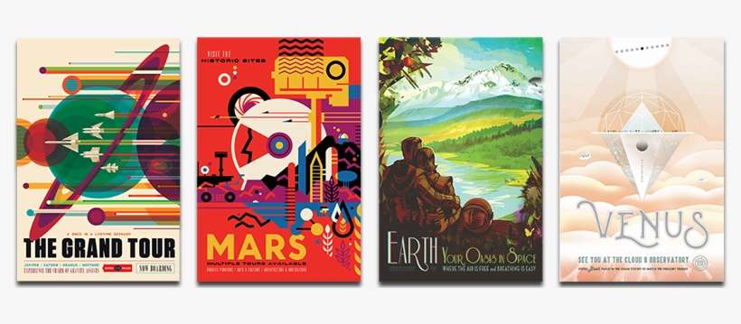 The Framer's Workshop Prints On Demand "visions Of - Nasa Posters, transparent png download