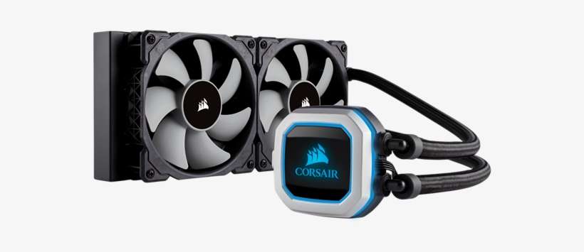 Hydro Series™ H100i Pro Rgb Liquid Cpu Cooler - Corsair Hydro Series H100i Pro, transparent png download