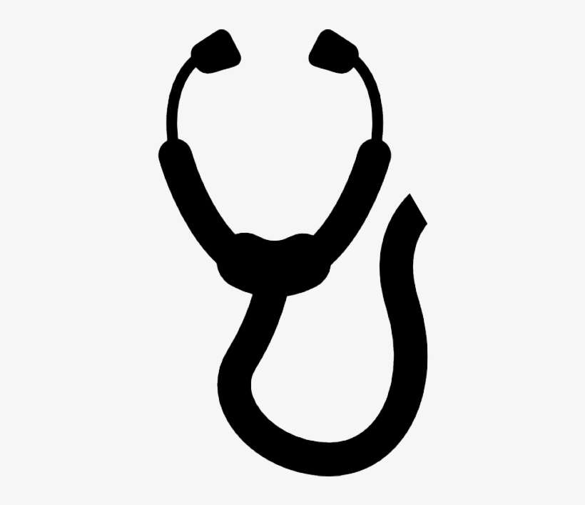 Estetoscopios - Stethoscope Clipart Black And White, transparent png download