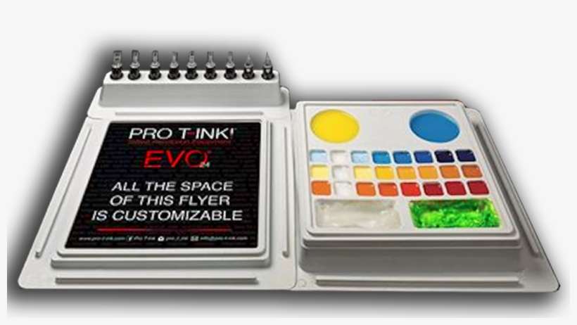 Evo 24 Tattoo Work Station - Watercolor Paint, transparent png download