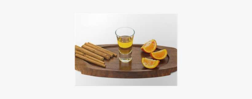 Golden Tequila Shot With Orange And Cinnamon Poster - Harvey Wallbanger, transparent png download