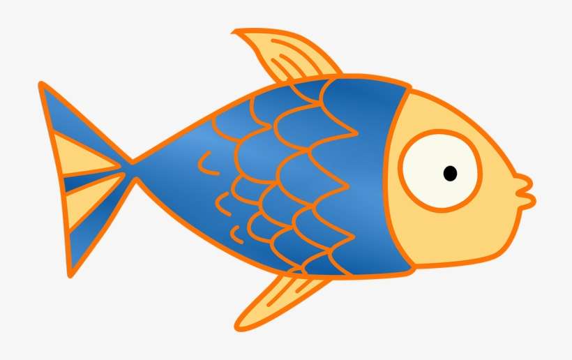 Free Cartoon Fish Clip Art - Clipart Fish, transparent png download