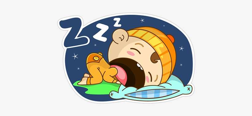 Sleep Transparent Png Sticker - Telegram, transparent png download
