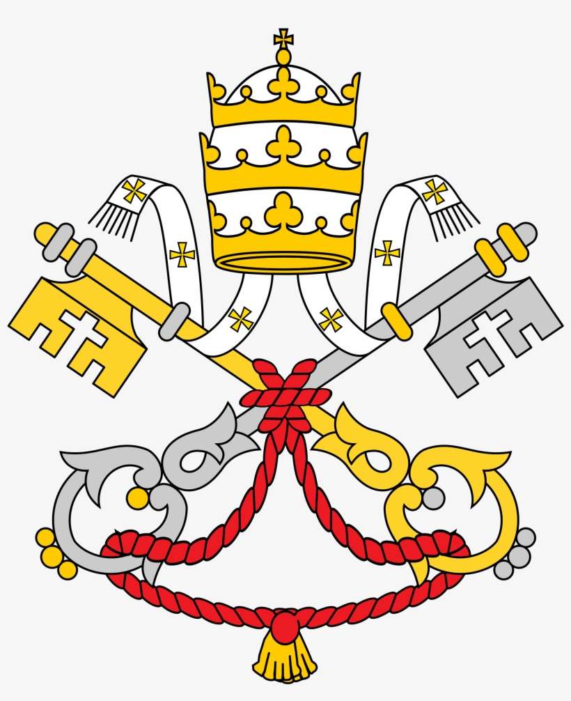 The Roman Orthodox Church Crest - Coats Of Arms Of The Holy See, transparent png download