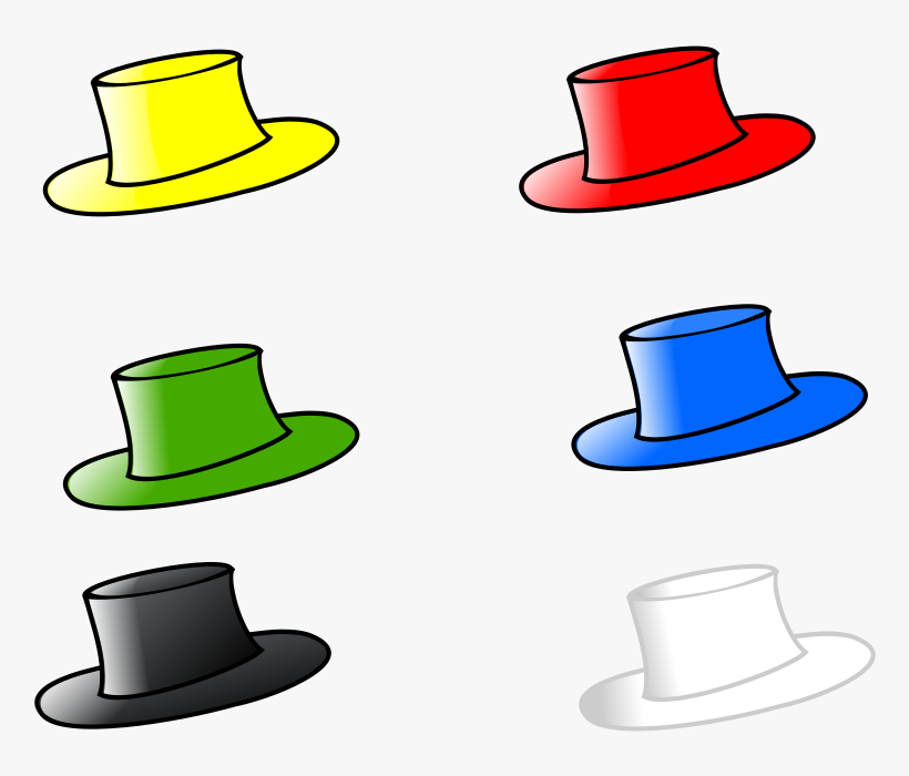 Clothing Six Hats Svg Clip Arts 600 X 489 Px, transparent png download