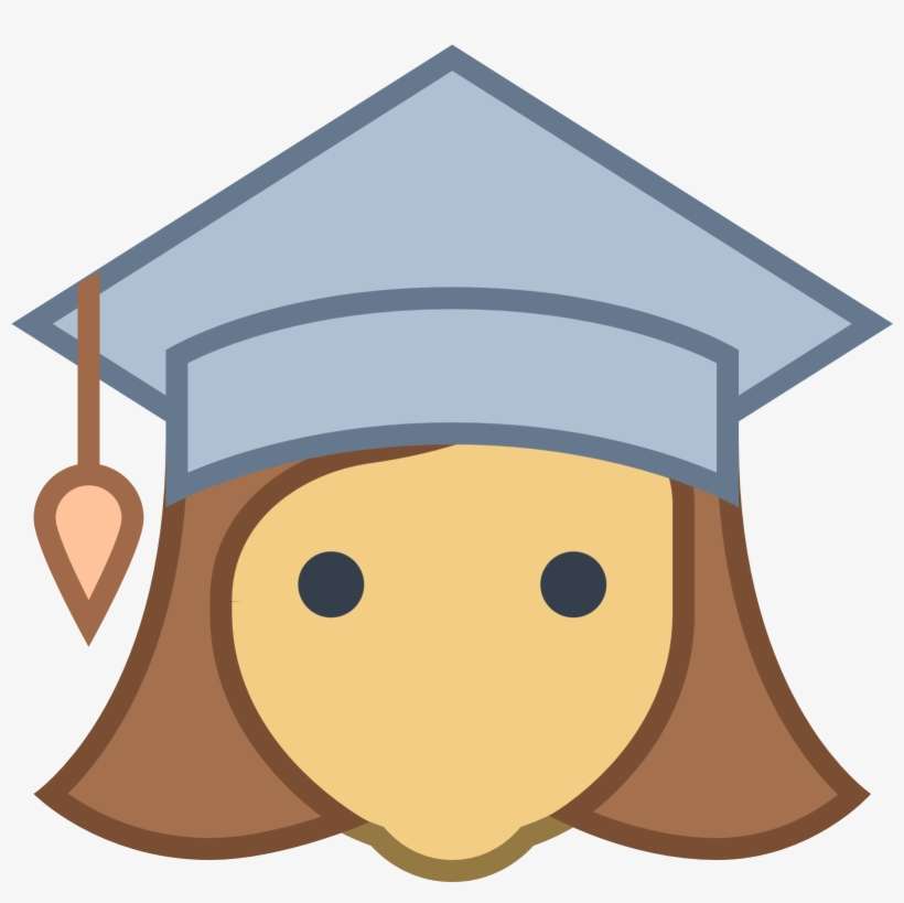 Student Female Icon - Student Png For Icon, transparent png download