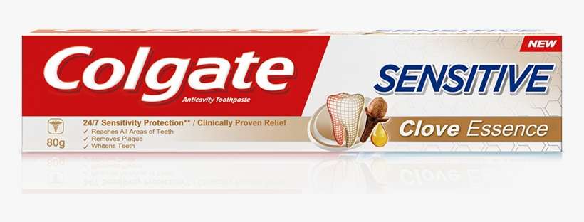Colgate Sensitive Clove Essence Toothpaste Image - Colgate Sensitive Clove Essence Toothpaste, transparent png download