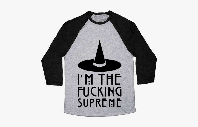 I'm The F***ing Supreme Parody Baseball Tee - No Way Jose Shirt, transparent png download