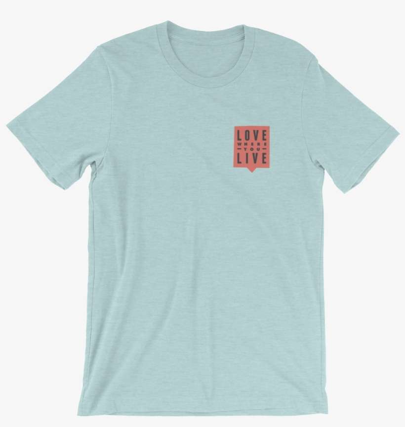 Front Back Mockup Front Wrinkled Heather Prism Ice - Two Samurai - Ultra Soft Shirt, 25 Colors, transparent png download