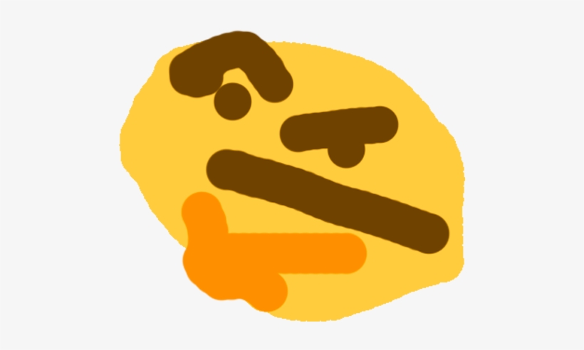 Science & Math - Retarded Thinking Emoji, transparent png download