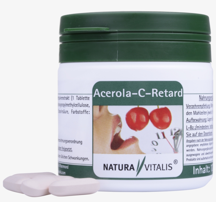 Acerola C Retard - Natura Vitalis Acerola C Retard Presslinge, 120 St, transparent png download