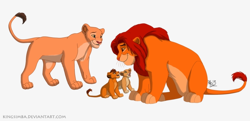 Go To Image - Simba And His Family, transparent png download