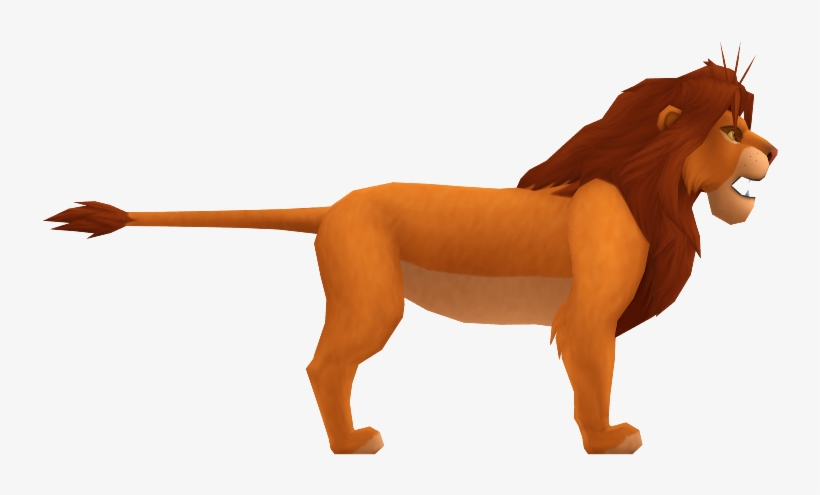 Download Zip Archive - Adult Simba Kingdom Hearts, transparent png download