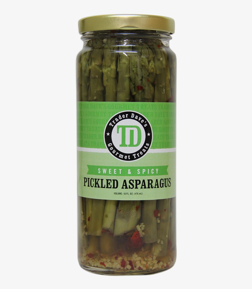 Trader Dave's Spicy, Sweet, Pickled Asparagus - Trader Dave's Sweet & Spicy Asparagus, transparent png download
