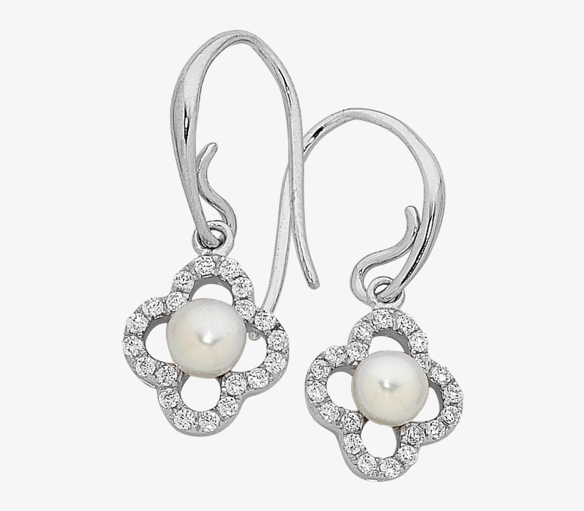 Pearl Earrings - Earring, transparent png download