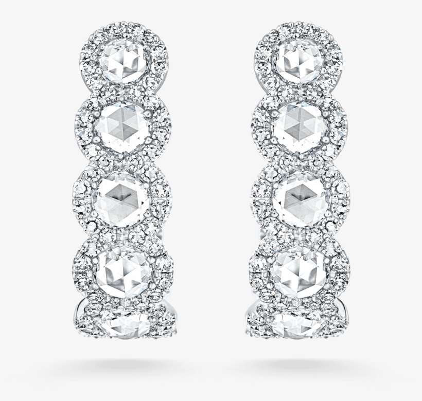 Rc 09 004 01 F1 Rose Cut Earrings - Earring, transparent png download