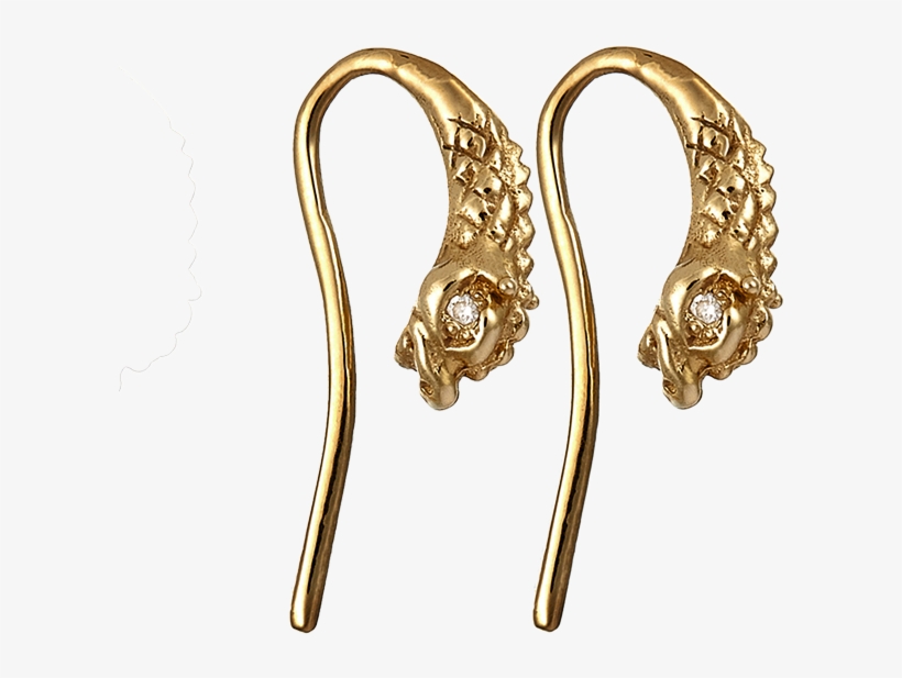 Dragon Earring 95 Y90 - Hook Earring, transparent png download