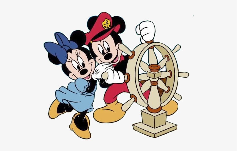 Anchor Clipart Mickey - Mickey Mouse And Minnie Mouse, transparent png download