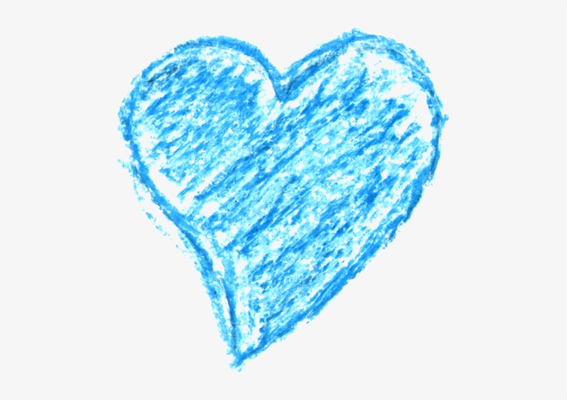Free Png Heart Drawing Png Images Transparent - Transparent Blue Heart Png, transparent png download