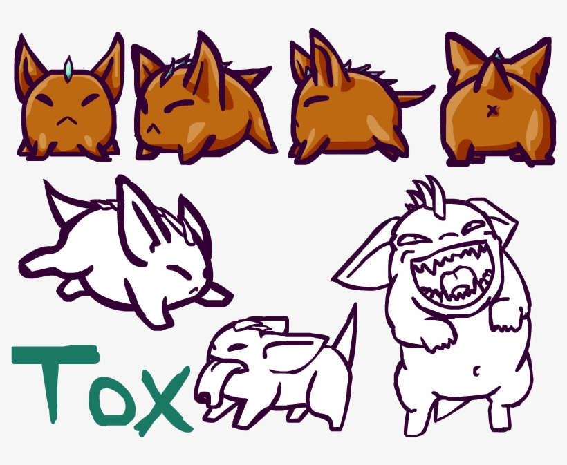 Tox, The Weird Little Ball Of Spit - Cartoon, transparent png download