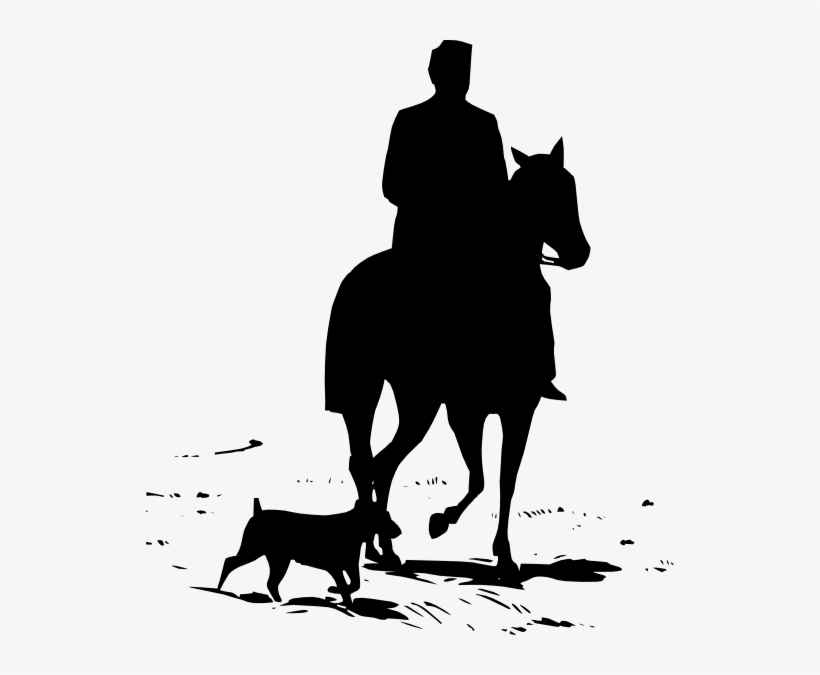 How To Set Use Riding Horse Silhouette Clipart, transparent png download