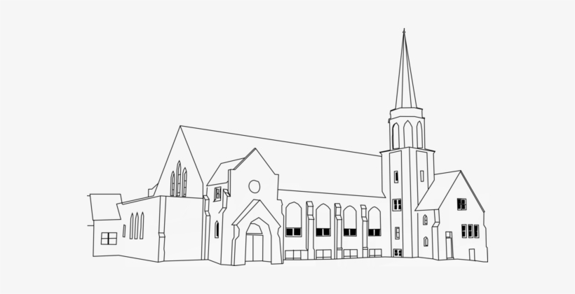 Boston Drawing Chapel Banner Freeuse Download - Church Drawing, transparent png download