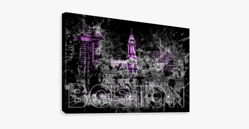 Pop Art Boston Skyline - Boston, transparent png download