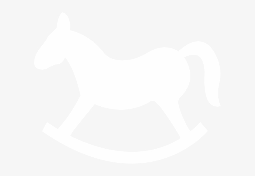 Rocking Horse Silhouette - Draw A Rocking Horse, transparent png download