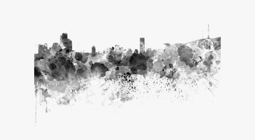 Bleed Area May Not Be Visible - Seoul Skyline Png, transparent png download