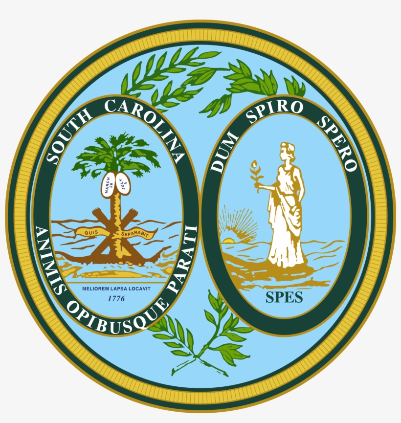 Seal Of South Carolina - South Carolina State Seal, transparent png download