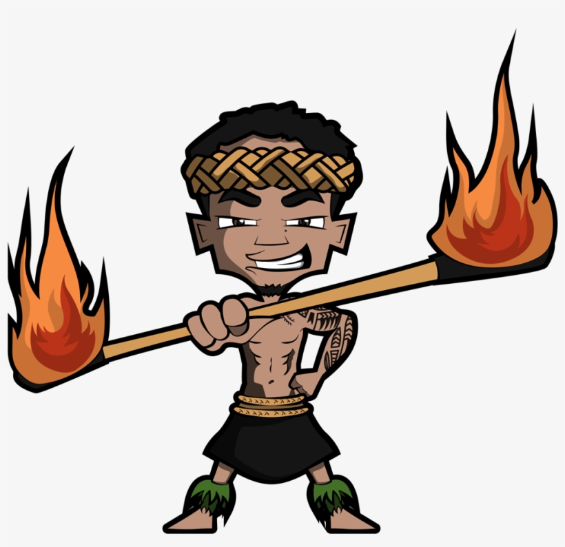 Services - Hawaiian Fire Dancer Clip Art, transparent png download