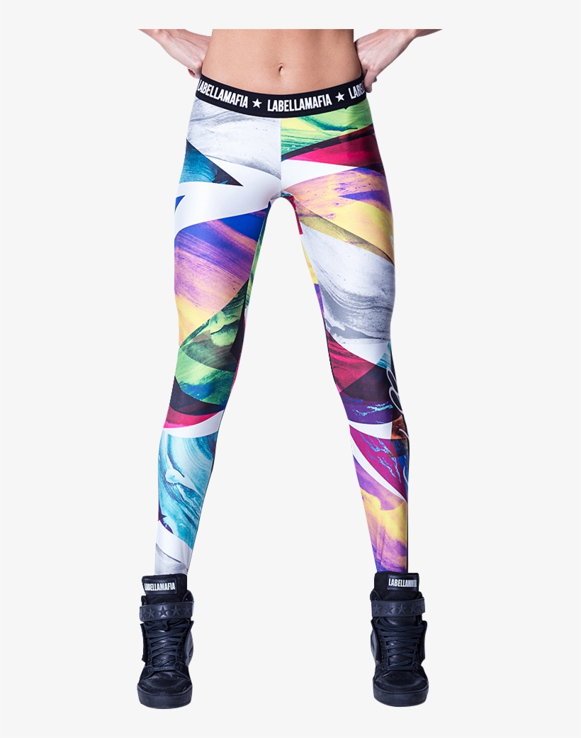 Color Explosion Leggings - Labellamafia Color Explosion Leggings, transparent png download