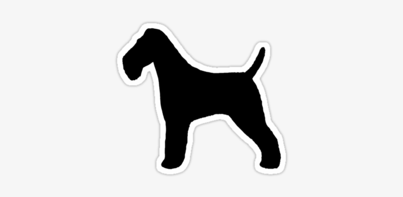Wire - Wire Haired Fox Terrier Silhouette, transparent png download