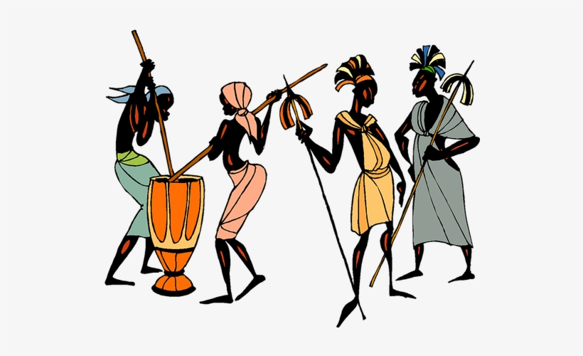 Indian Classical Dance Clipart - Tribes Clip Art, transparent png download