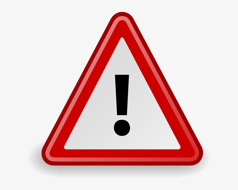 Attention, Warning, Exclamation Mark, Mark, Careful - Warning Png, transparent png download