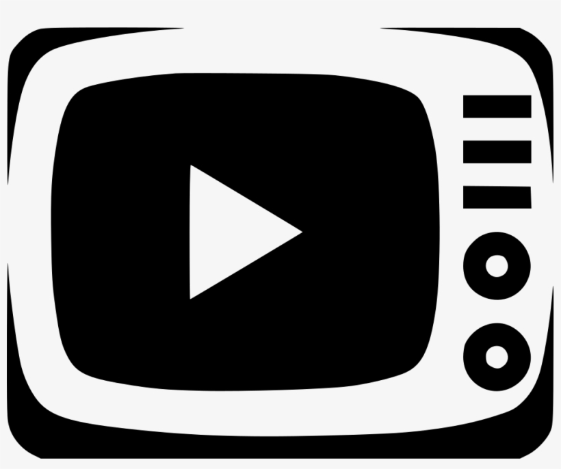 Png File - Tv Icon Png White, transparent png download