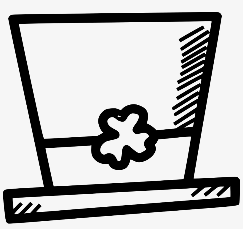 Leprechaun Hat Irish Shamrock, transparent png download