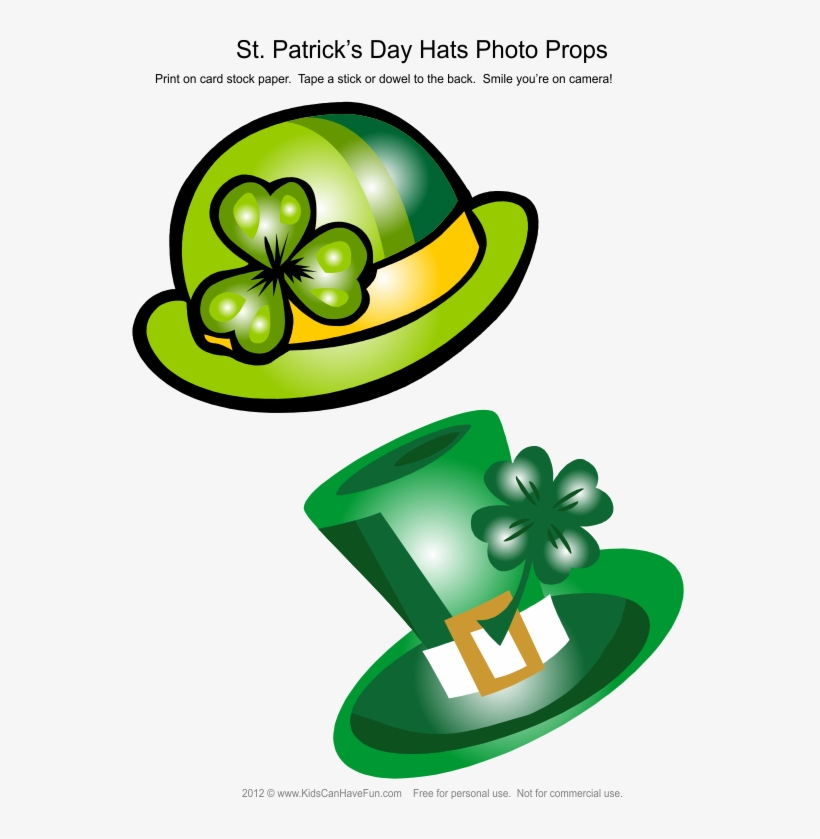 Patrick's Day Leprechaun Hats Photo Booth Props - Leprechaun Hat, transparent png download