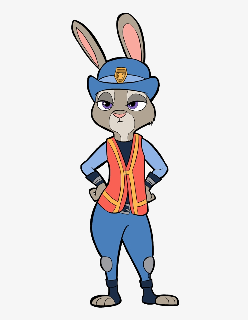 Disney Zootopia Clip Art Image - Zootopia Judy Hopps Clipart, transparent png download