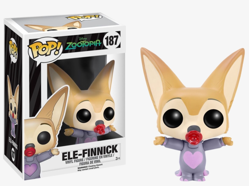 Zootopia Funko Pop Ele-finnick - Funko Pop Zootopia, transparent png download