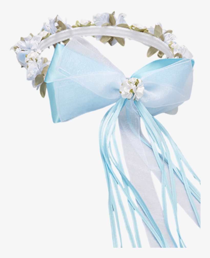 Light Blue Flower Crown Download - Flower, transparent png download