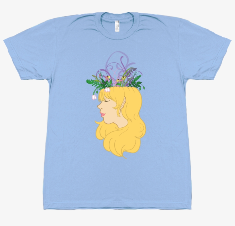 Flower Crown T-shirt - T-shirt, transparent png download