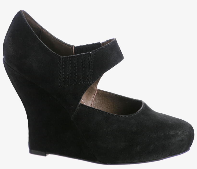 Bacio61, Piccolo, Black, Close Toe And Heel Wedge With - Wedge, transparent png download