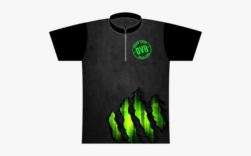 Dv8 Green Claw Grunge Express Dye Sublimated Jersey - Dv8 Super Size Microfiber Grip Bowling Ball, transparent png download