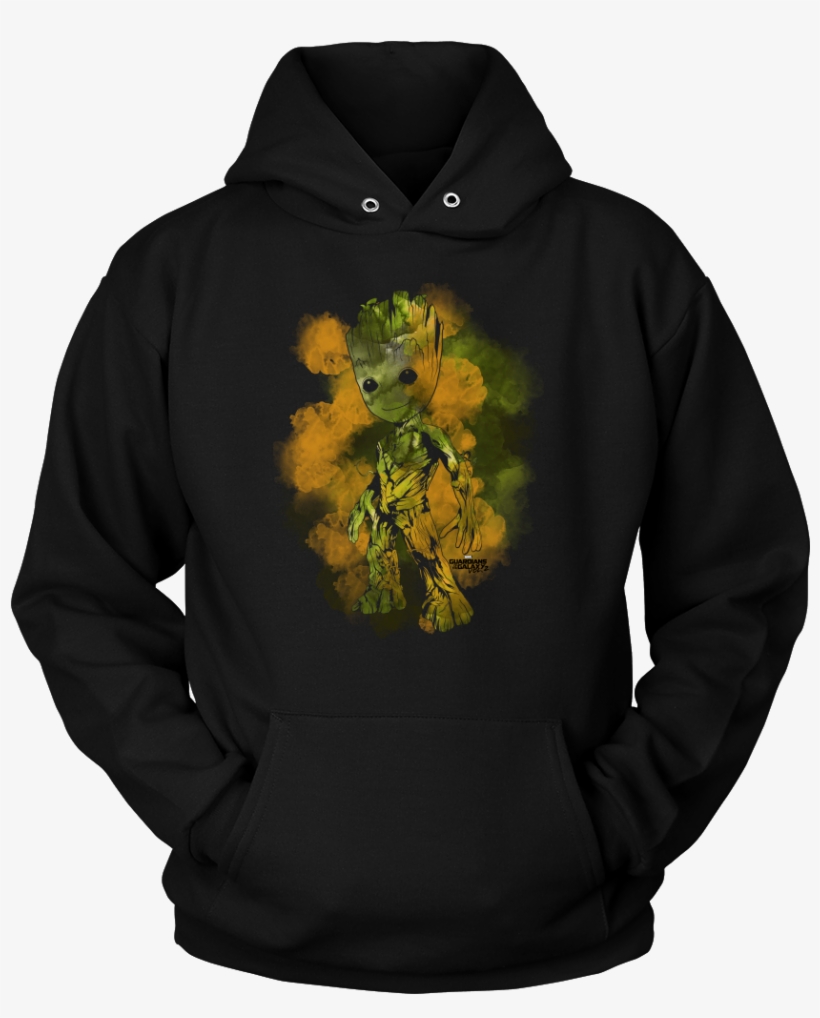 Guardians Of Galaxy Vol 2 Watercolor Groot Tshirt Graphic - Goku Ultra Instinct Shirt, transparent png download