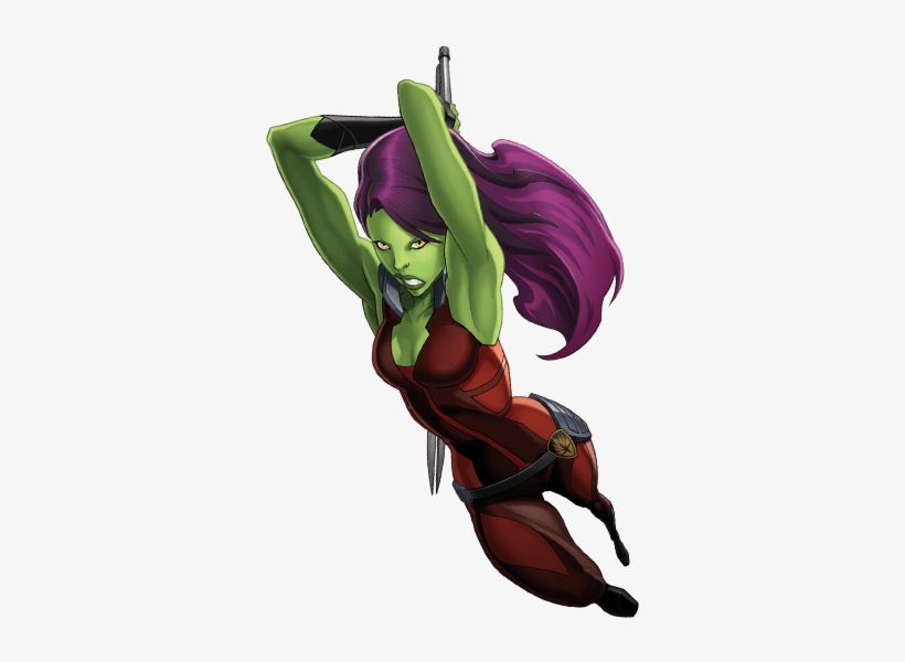 Gamora Animated Render 02 - Gamora Guardians Of The Galaxy Animated, transparent png download