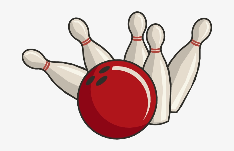 Bowling Clipart Png - Free Clip Art Bowling, transparent png download