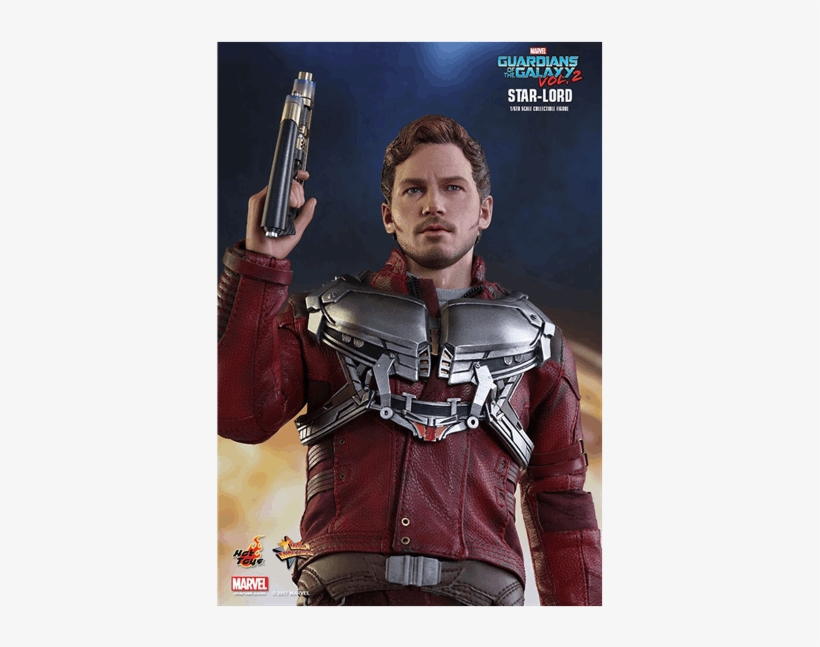 Large - Star Lord Hot Toys Guardians Of The Galaxy 2, transparent png download